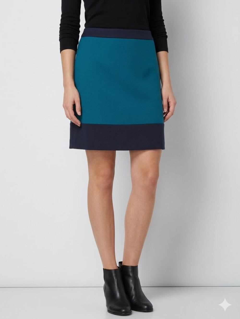 NWT - Esprit Women's Two-Tone Colorblock Skirt Size 10